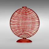 A Trina vase, model 7908 by Fratelli Toso, c. 1931, internally decorated glass with silver leaf, sold Mar 2023