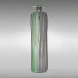 Unique Millerighe vase by Ermanno Toso, c. 1954, glass with polychrome canes, sold Mar 2023
