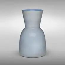 Alba vase, model 3619 by Tomaso Buzzi, c. 1933, incamiciato glass with gold leaf, sold Mar 2023