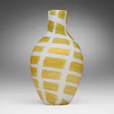 Decorato Argento vase by Ercole Barovier, 1966, glass with yellow and opaline tesserae, sold Mar 2023