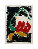 Summer Snail" - circa 1979 by Kikuo Saito, screenprint on paper, sold Oct 2025