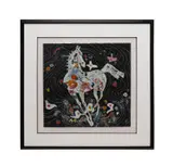 White Horse by Jiang Tie Feng, serigraph on paper, sold Oct 2025