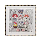 Hagalo y Diviertase by Pedro Friedeberg, serigraph on paper, sold Oct 2025