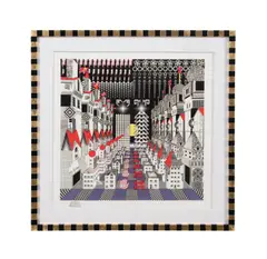 La Nariz de Cleopatra by Pedro Friedeberg, serigraph on paper, sold Oct 2025