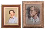 PA artist by Malcolm Parcell, pastel on paper, sold Oct 2023
