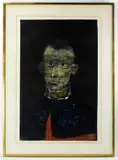 Gregorian Chant by Mauricio Lasansky, etching and aquatint, sold Mar 2024