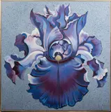 Untitled by Lowell Nesbitt, 1984, oil painting on canvas, sold Oct 2023