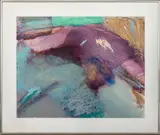 Untitled by Emily Mason, oil painting on paper, sold Oct 2023