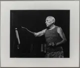 Untitled by André Villers, 1955, photograph of Pablo Picasso (Spanish, sold Oct 2023