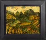 Untitled by Alfred Maurer, 1912, oil painting on board laid to cradled panel, sold Oct 2023