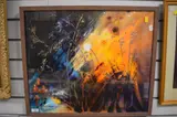 1812 Overture' verso by Amanda Jayne Pickles, mixed media, offered Mar 2022
