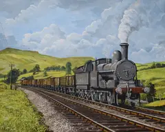 Cauliflower on Keswick Line by Olly Alcock, oil, sold Oct 2026
