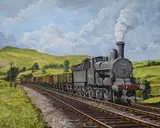 Cauliflower on Keswick Line by Olly Alcock, oil, sold Oct 2026