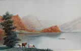 Derwentwater by J. Harrison, watercolor, offered Oct 2026