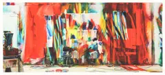 Untitled by Katharina Grosse, pencil, offered Feb 2025