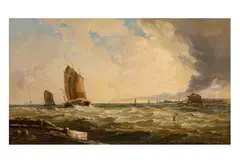 Untitled by Arthur Joseph Meadows, oil on canvas, offered Jan 2025