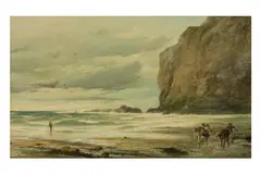 Untitled by David James, oil on canvas, offered Jan 2025