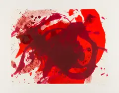 Passionate Winner by Kazuo Shiraga, pencil, offered Jul 2024