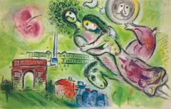 After by Marc Chagall, Lithograph printed in colours, sold Jul 2024