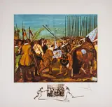 La Reddition de Breda' , from Changes in Great Masterpieces (Field 74-2B; M&L 1473) Lithograph printed in colours, 1974 by Salvador Dalí, Lithograph printed in colours, sold Jul 2024