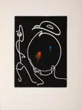 Das Schnabelpaar by Max Ernst, watercolour, offered Jul 2024