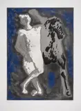 Omaggio a Michelangelo by Marino Marini, Etching with aquatint printed in colours, offered Jul 2024