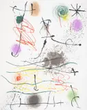 Untitled by Joan Miró, Lithograph printed in colours, sold Jul 2024