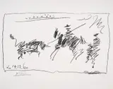 Toros (Bloch 1008) Lithograph, 1960 by Pablo Picasso, Lithograph, sold Jul 2024