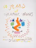 60 Years of Graphic Works (Bloch 1302; Mourlot 406)Lithograph printed in colours, 1966 by Pablo Picasso, Lithograph printed in colours, sold Jul 2024