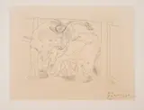 Taureau et Cheval (Bloch 84; Cramer 20) Etching, 1927 by Pablo Picasso, Etching, offered Jul 2024