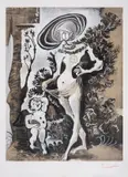 amour voleur de miel (d'après Lucas Cranach l'Ancien)Lithograph printed in colours, circa 1957 by Pablo Picasso, Lithograph printed in colours, circa, sold Jul 2024