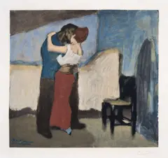 After by Pablo Picasso, pencil, sold Jul 2024