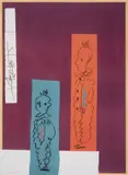Deux Clowns (Bloch 766; Mourlot 264) Lithograph printed in colours, 1954 by Pablo Picasso, Lithograph printed in colours, sold Jul 2024