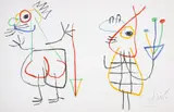 Enfance d by Joan Miró, Lithograph printed in colours, sold Jul 2024