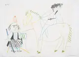 After by Pablo Picasso, pencil, sold Jul 2024