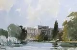 Buckingham Palace by Edward Wesson, watercolour, sold Jul 2024