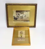 Dog and cat and Boy angler by Charles Trevor Garland, watercolor, sold Jul 2024