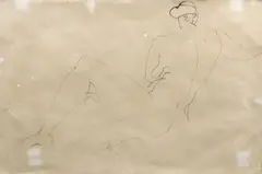Reclining nude by Henri Gaudier-Brzeska, ink on paper, sold Jul 2024