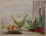 Window in Provence by Sydney Russell Reeve, lithograph, sold Jul 2024