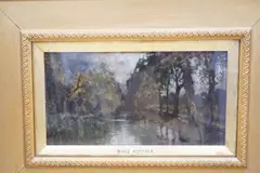 Study from nature by Karl Heffner, oil, sold Jul 2024