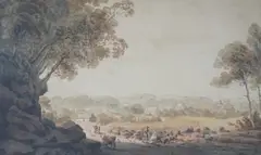 Greenock by George Heriot, 1806, watercolour, sold Jul 2024