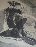Limited edition etching by Stanley William Hayter, etching, sold Jul 2024