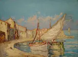 Impasto by Robert Giovanni, oil on board, sold Jul 2024