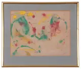 Untitled by Hyman Segal, mixed media on paper, sold Oct 2024