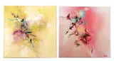 Number 214 and one other by Frederic Merville, oil, sold Oct 2024