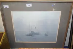 Fogbound by Margaret Glass, pastel, sold Oct 2024