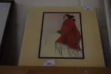 Santa Fe Woman by R. C. Gorman, 1978, lithograph, sold Oct 2024