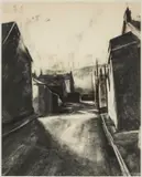 The Gelly Hill by David Carpanini, charcoal on paper, offered Apr 2025