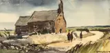 Untitled by Donald McIntyre, watercolor, sold Apr 2025