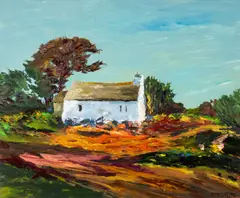 Anglesey Cottage by Sion McIntyre, acrylic, sold Apr 2025